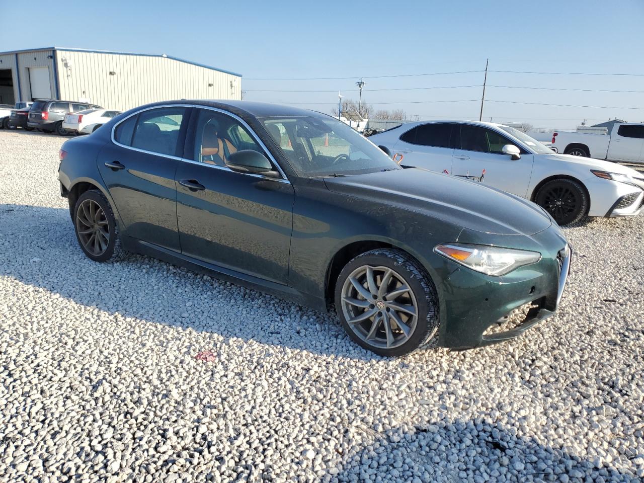 2021 Alfa Romeo Giulia VIN ZARFANAN0M7640016 Copart auction photo, rear end / front end damage thumbnail 4