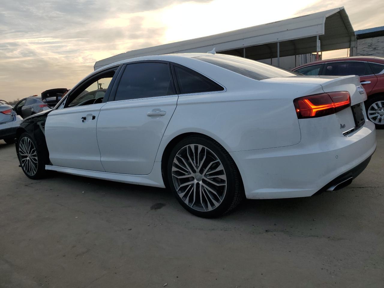 2017 Audi A6 VIN WAUG8AFC3HN004716 Copart auction photo, front end / side damage thumbnail 2