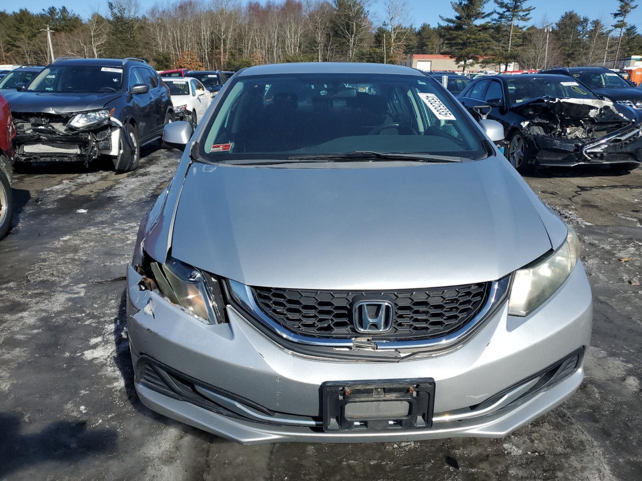 2013 Honda Civic VIN 19XFB2F56DE215785 Copart auction photo, front end damage thumbnail 5