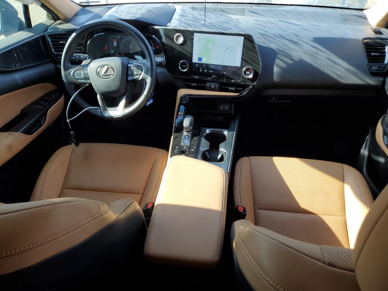 2022 Lexus NX VIN JTJAKCEZ4N5004552 Copart auction photo, front end / side damage thumbnail 8