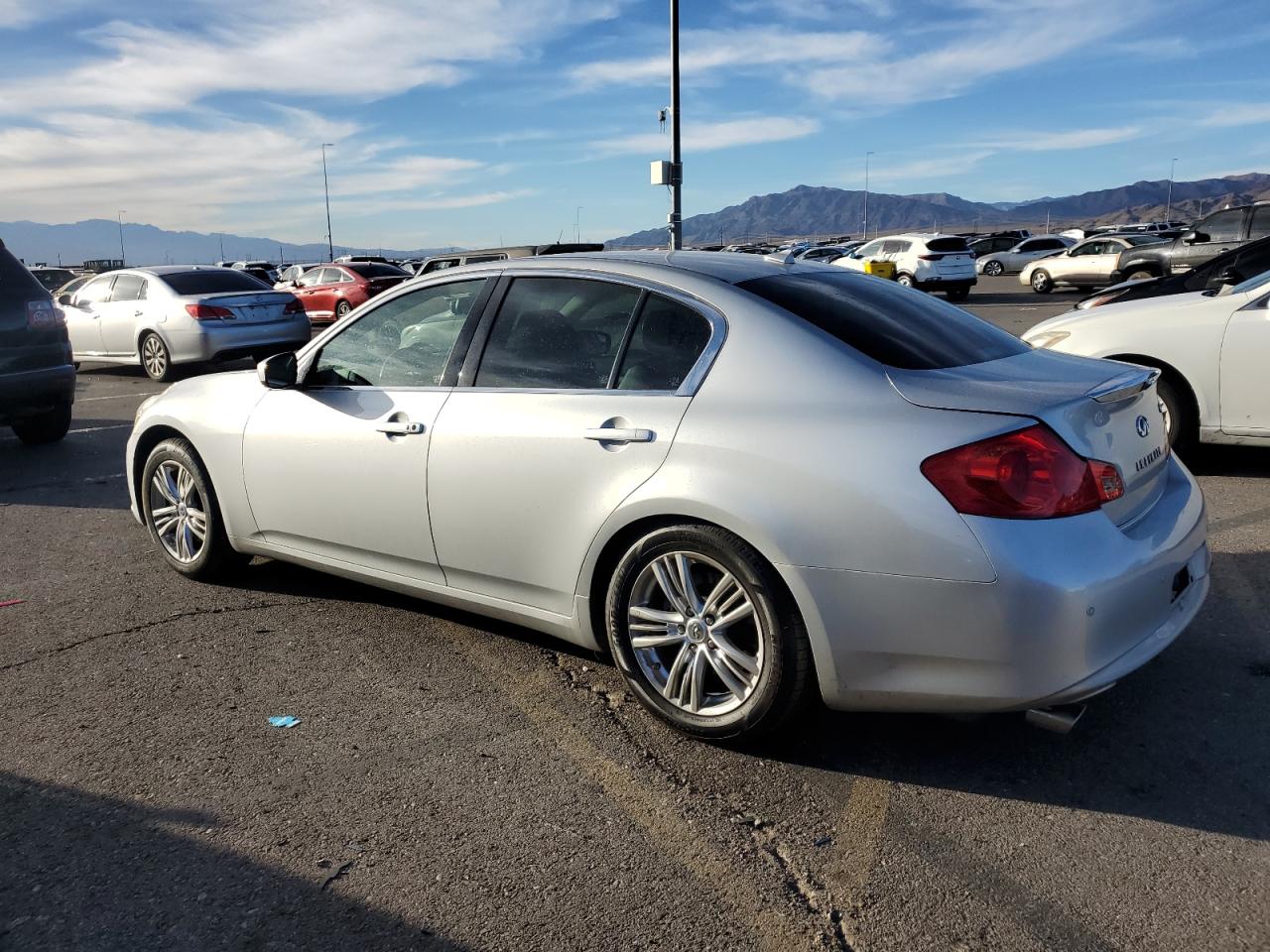 2010 Infiniti G VIN JN1CV6AP0AM200810 Copart auction photo, rear end damage thumbnail 2
