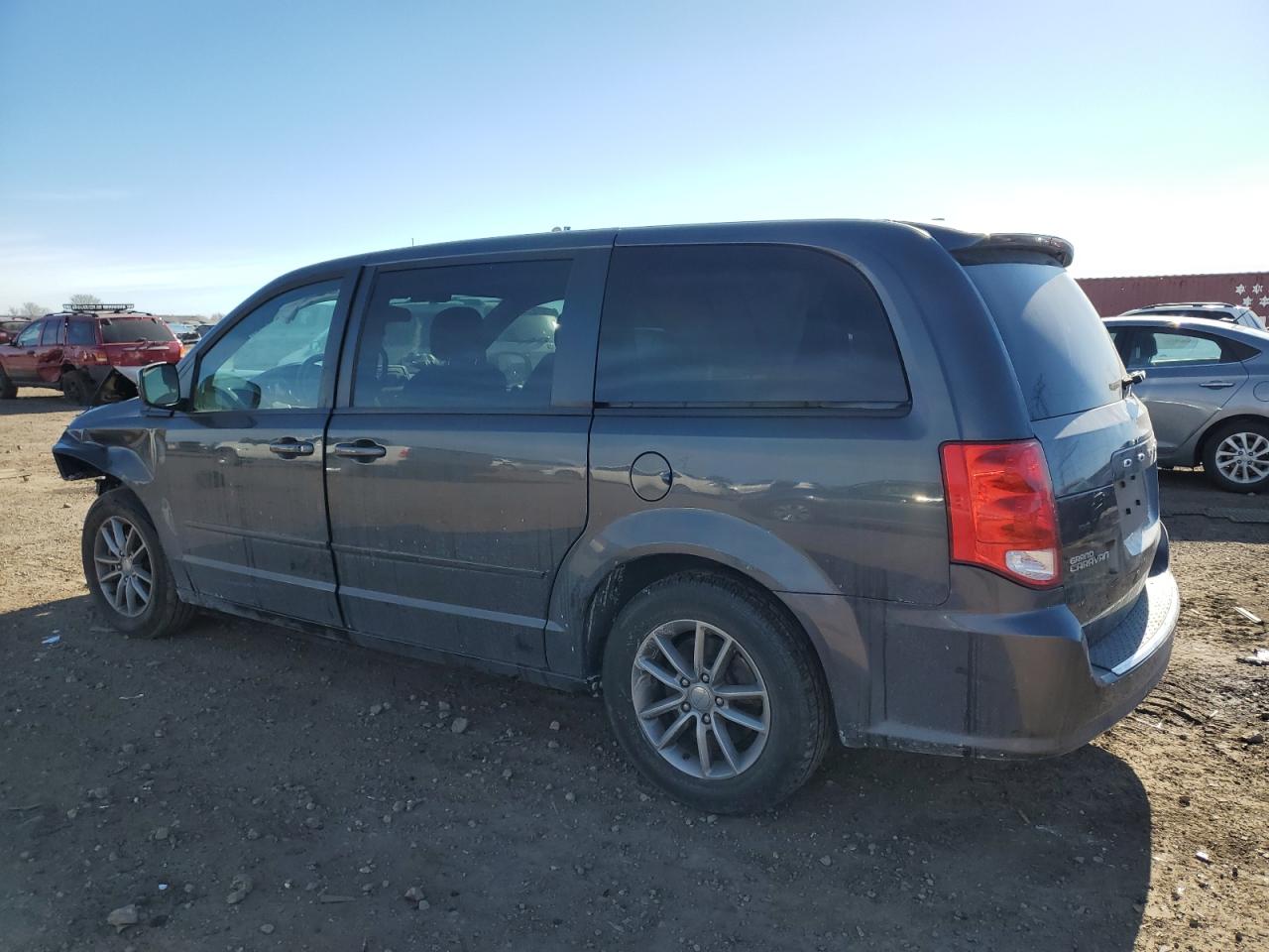 2016 Dodge Caravan VIN 2C4RDGBG6GR365586 Copart auction photo, front end / side damage thumbnail 2