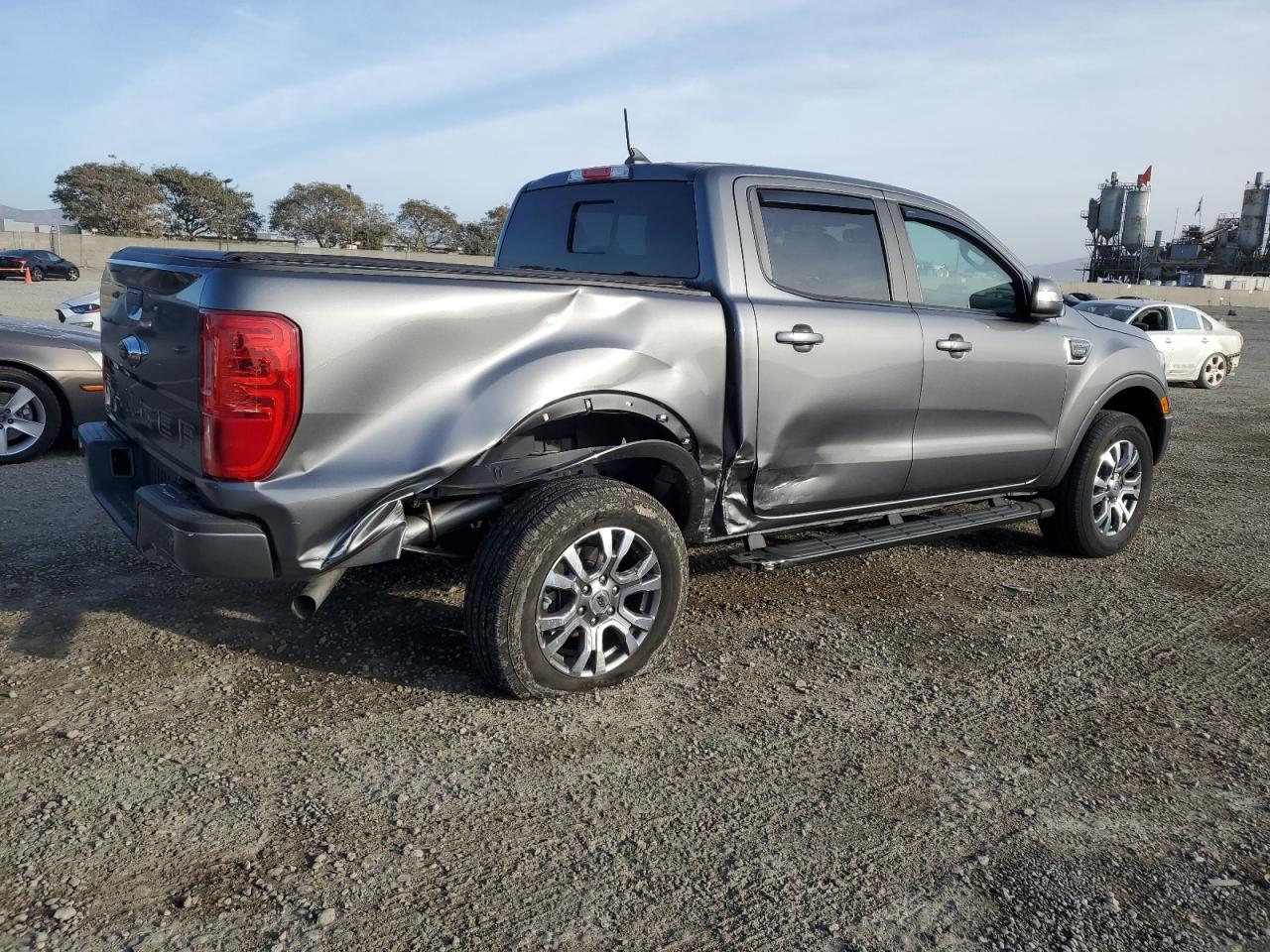 2023 Ford Ranger VIN 1FTER4EH3PLE17400 Copart auction photo, rear end / side damage thumbnail 3