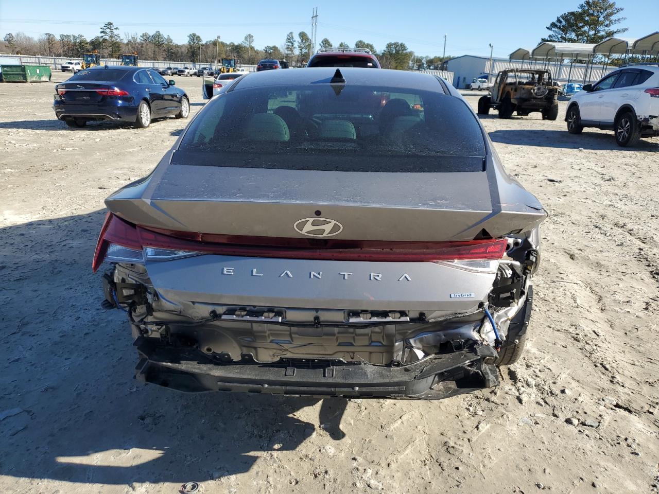 2024 Hyundai Elantra VIN KMHLN4DJ9RU102553 Copart auction photo, rear end damage thumbnail 6