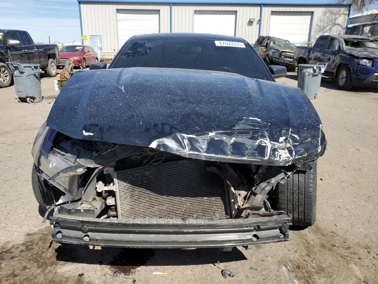2012 Ford Mustang VIN 1ZVBP8AM0C5264957 Copart auction photo, front end / side damage thumbnail 5