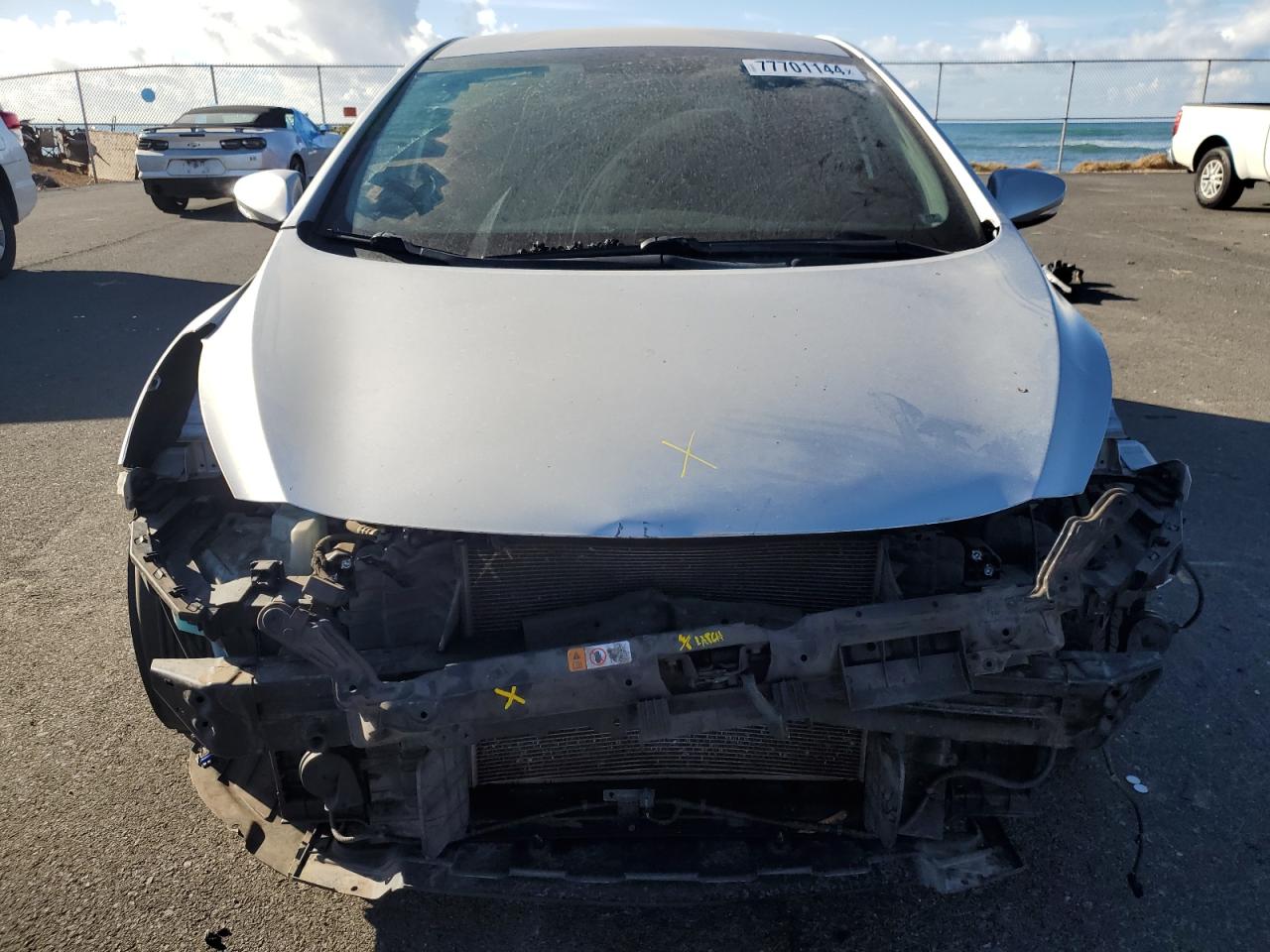 2016 Hyundai Elantra VIN KMHD35LHXGU281326 Copart auction photo, front end damage thumbnail 5
