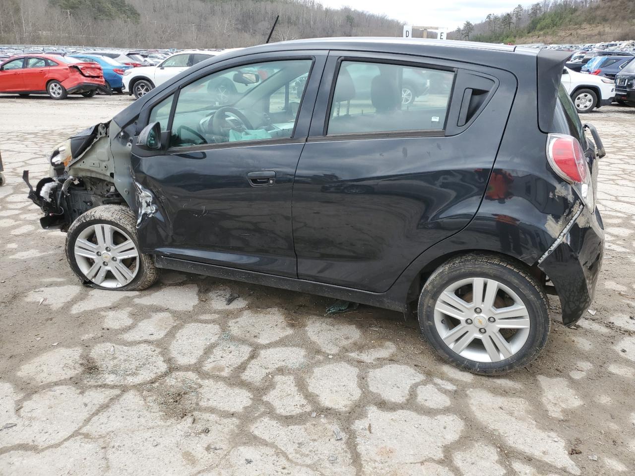 2013 Chevrolet Spark VIN KL8CD6S95DC553918 Copart auction photo, all over damage thumbnail 2