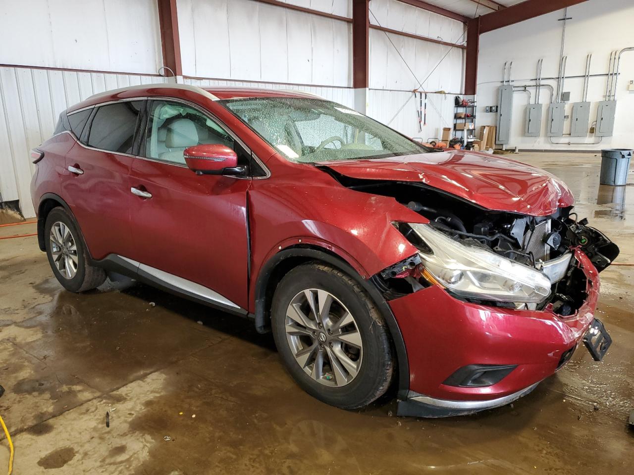2016 Nissan Murano VIN 5N1AZ2MH2GN154403 Copart auction photo, front end damage thumbnail 4
