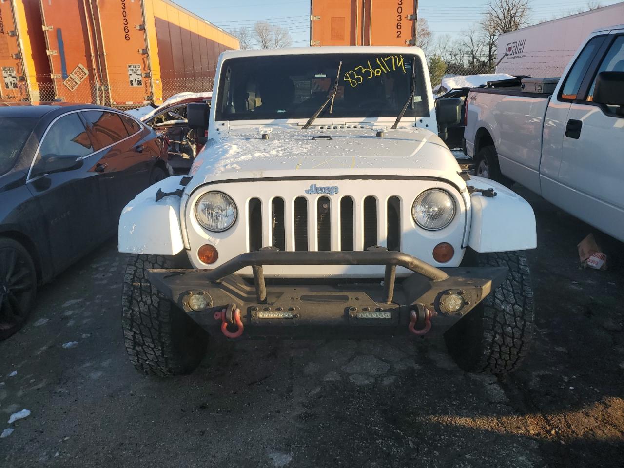 2012 Jeep Wrangler VIN 1C4BJWEG9CL219315 Copart auction photo, rear end / mechanical damage thumbnail 5
