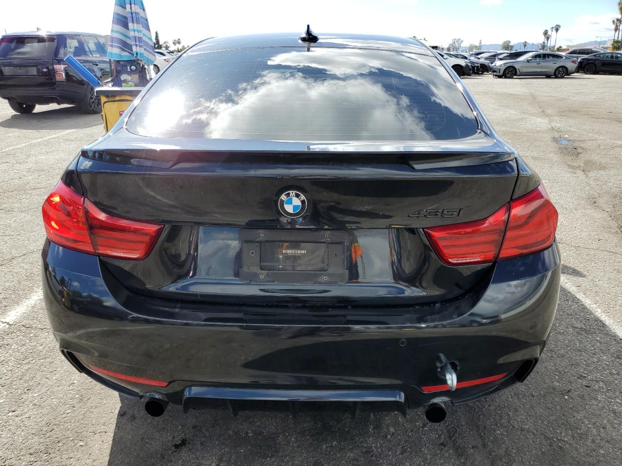 2015 BMW 4er VIN WBA4B1C51FG241376 Copart auction photo, side / front end damage thumbnail 6