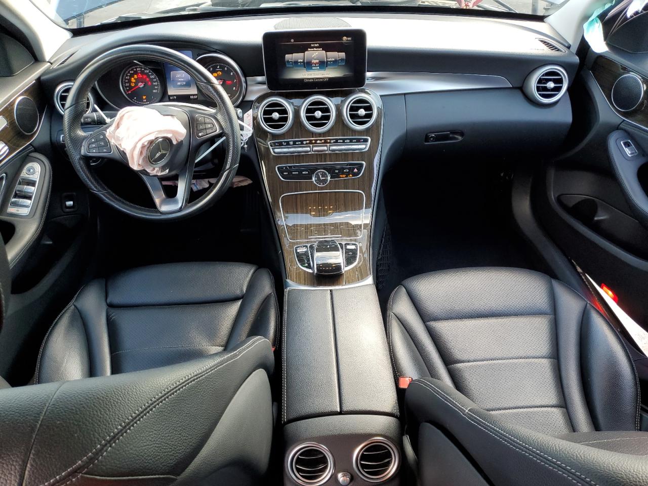 2015 Mercedes-Benz C-klasse VIN 55SWF4JB3FU048875 Copart auction photo, front end / side damage thumbnail 8