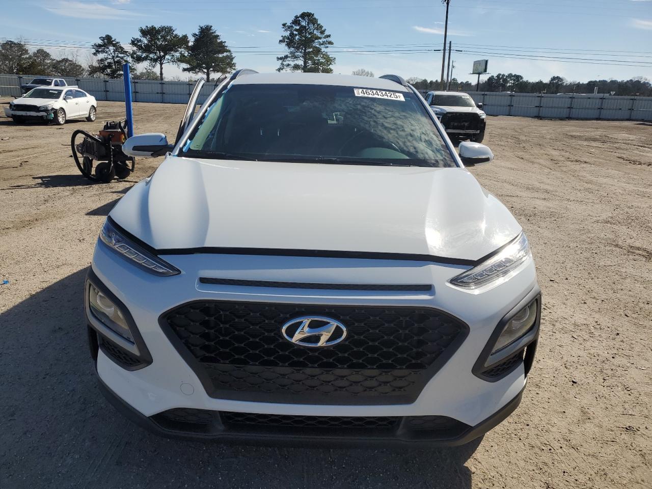 2021 Hyundai Kona VIN KM8K22AA4MU614839 Copart auction photo, side damage thumbnail 5