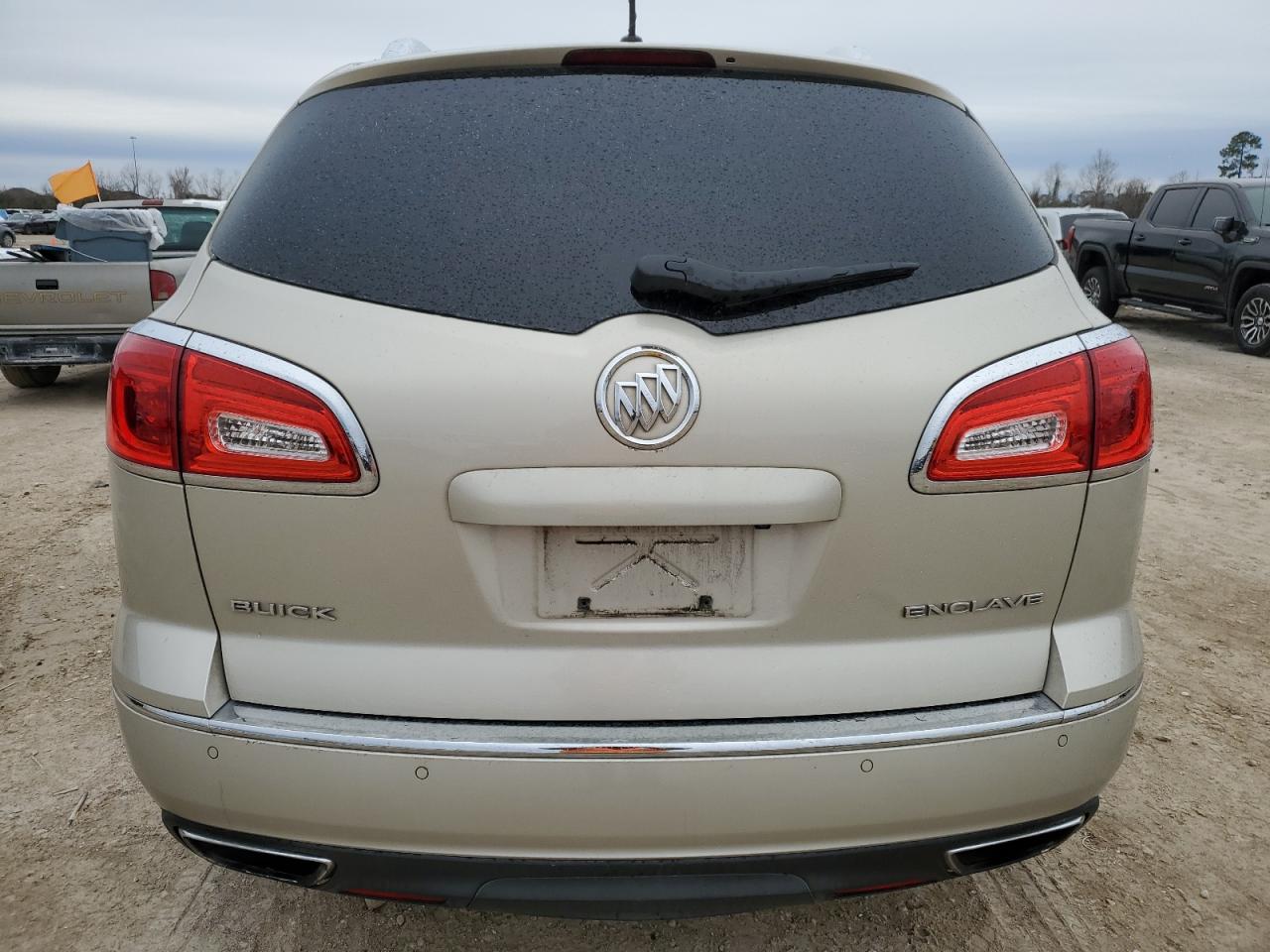 2015 Buick Enclave VIN 5GAKRCKD8FJ378345 Copart auction photo, front end / minor dent/scratches damage thumbnail 6