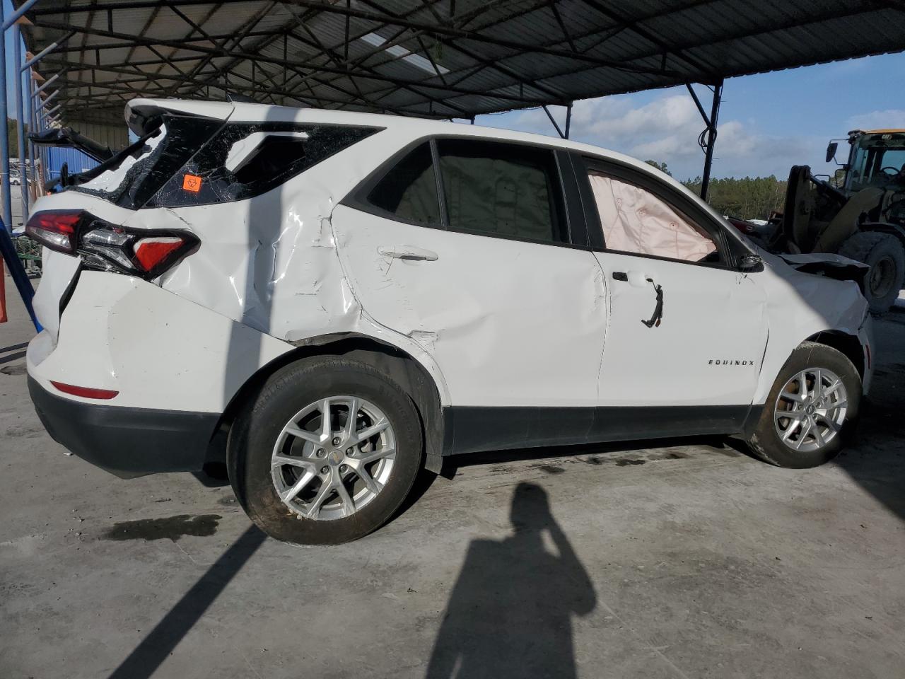 2023 Chevrolet Equinox VIN 3GNAXHEG1PL153026 Copart auction photo, all over damage thumbnail 3