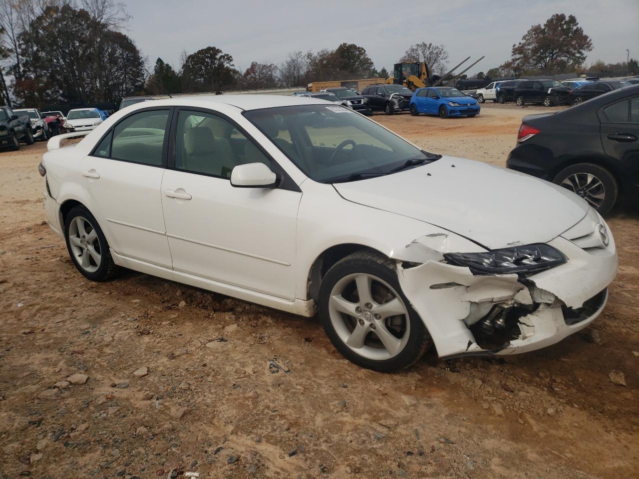 2006 Mazda 6 VIN 1YVHP80D765M30792 Copart auction photo, front end / side damage thumbnail 4