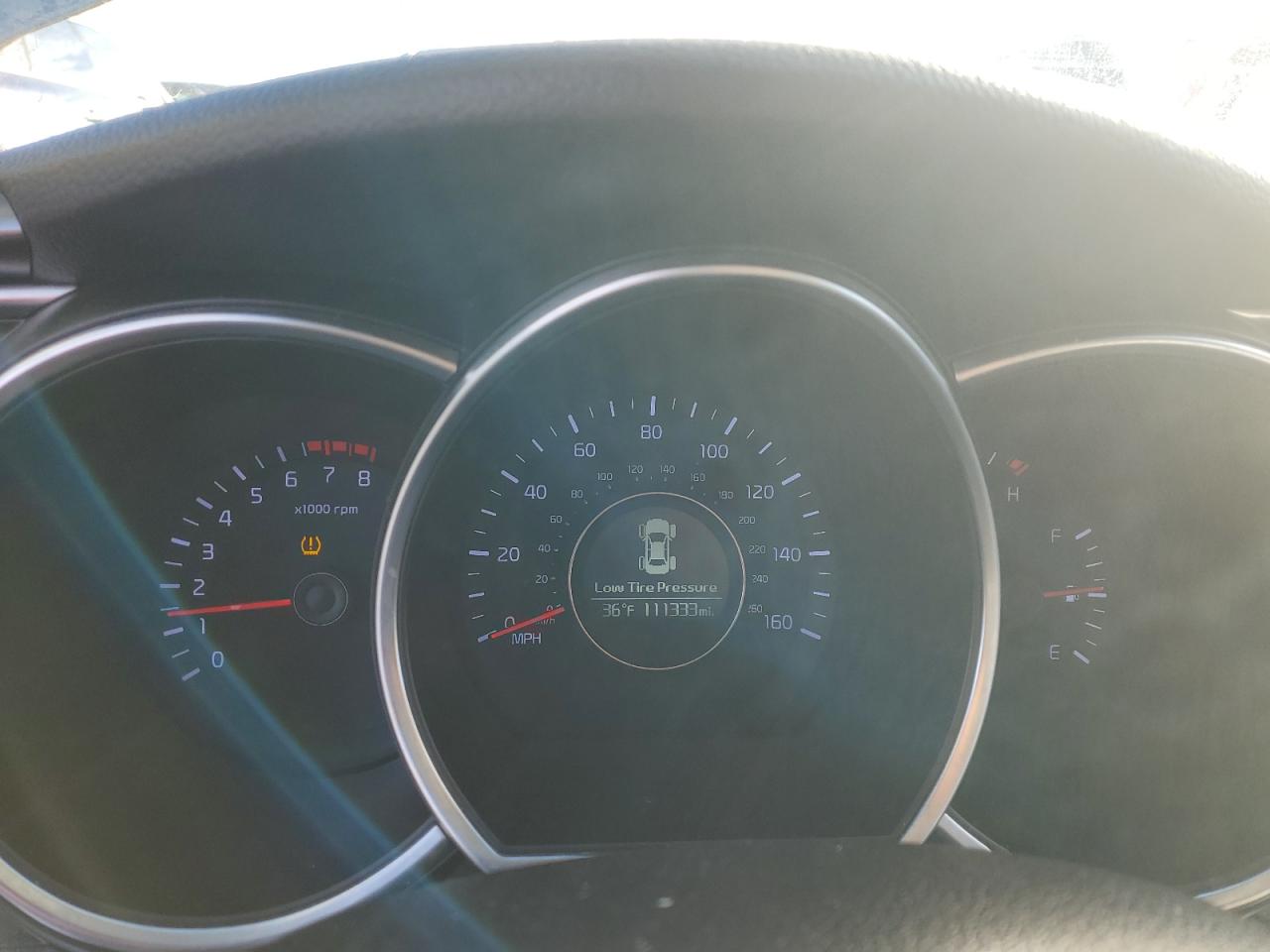 2014 KIA Optima VIN 5XXGM4A79EG316332 Copart auction photo, side / front end damage thumbnail 9