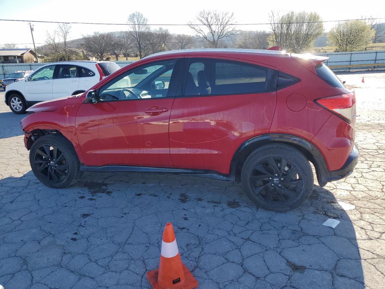 2022 Honda HR-V VIN 3CZRU6H12NM727960 Copart auction photo, front end damage thumbnail 2