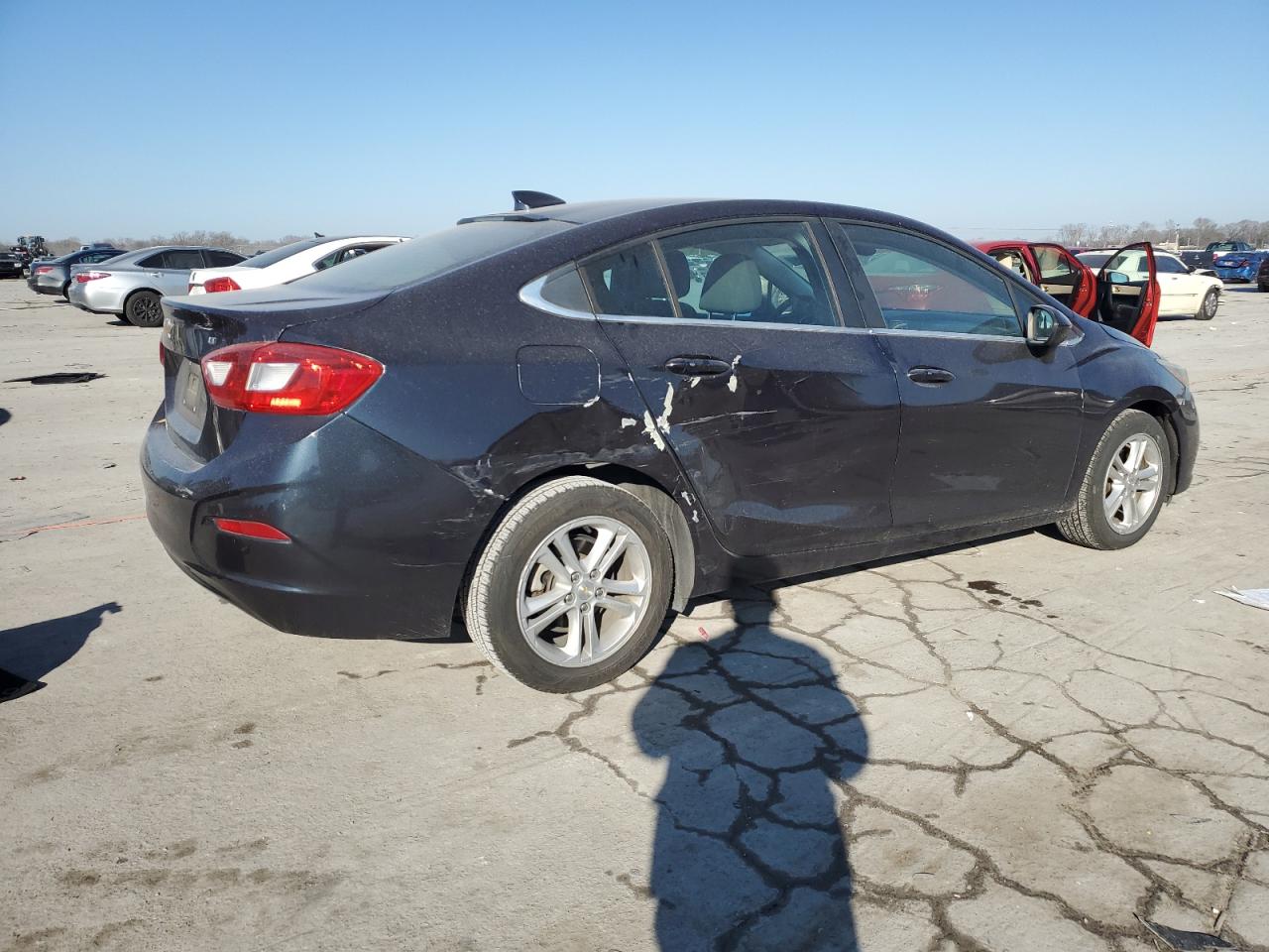 2016 Chevrolet Cruze VIN 1G1BE5SM9G7244568 Copart auction photo, side damage thumbnail 3