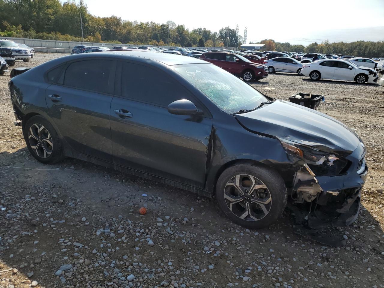 2019 KIA Forte VIN 3KPF24AD1KE040286 Copart auction photo, all over / vandalism damage thumbnail 4