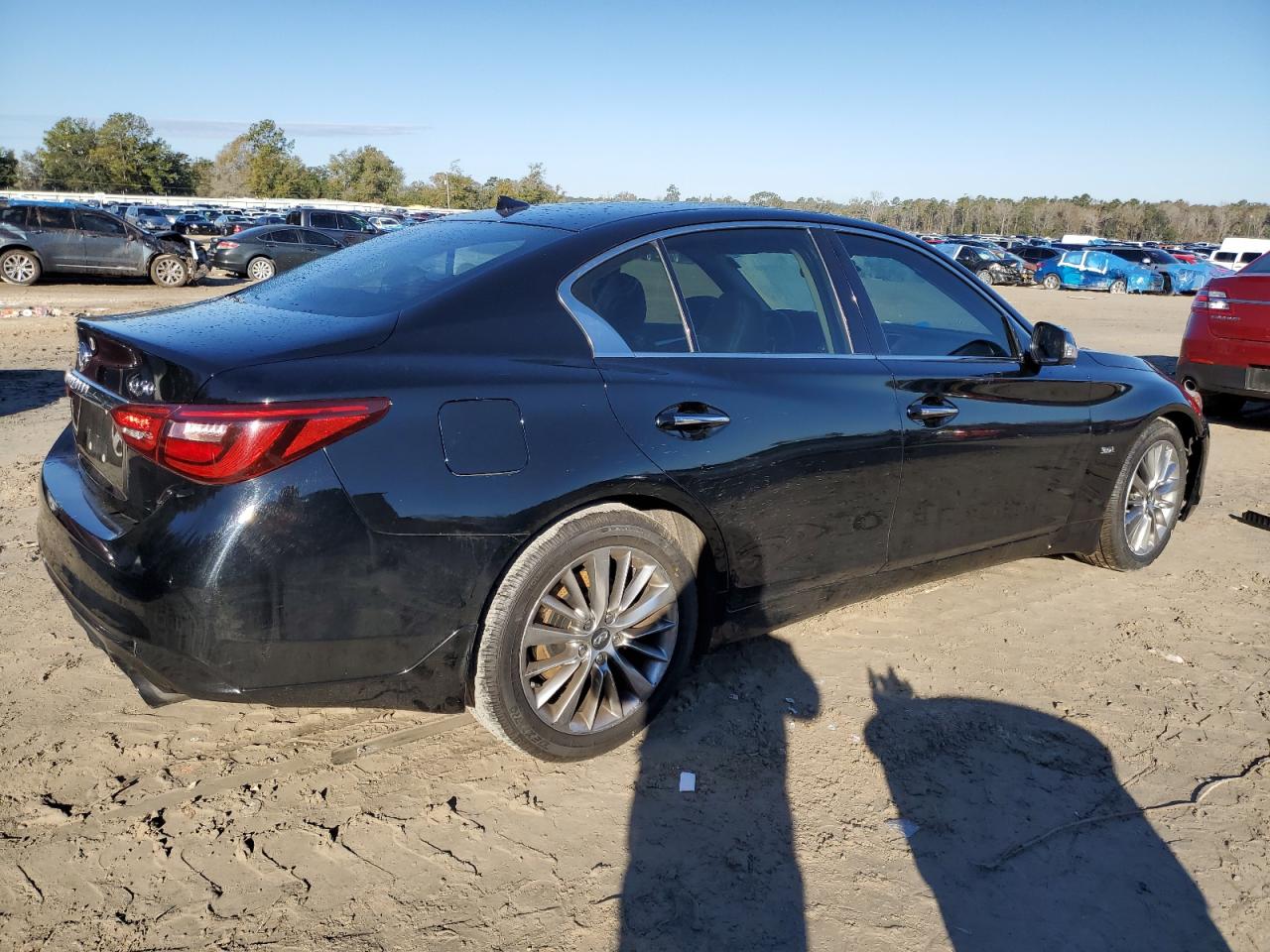 2018 Infiniti Q50 VIN JN1EV7AP2JM358189 Copart auction photo, mechanical damage thumbnail 3