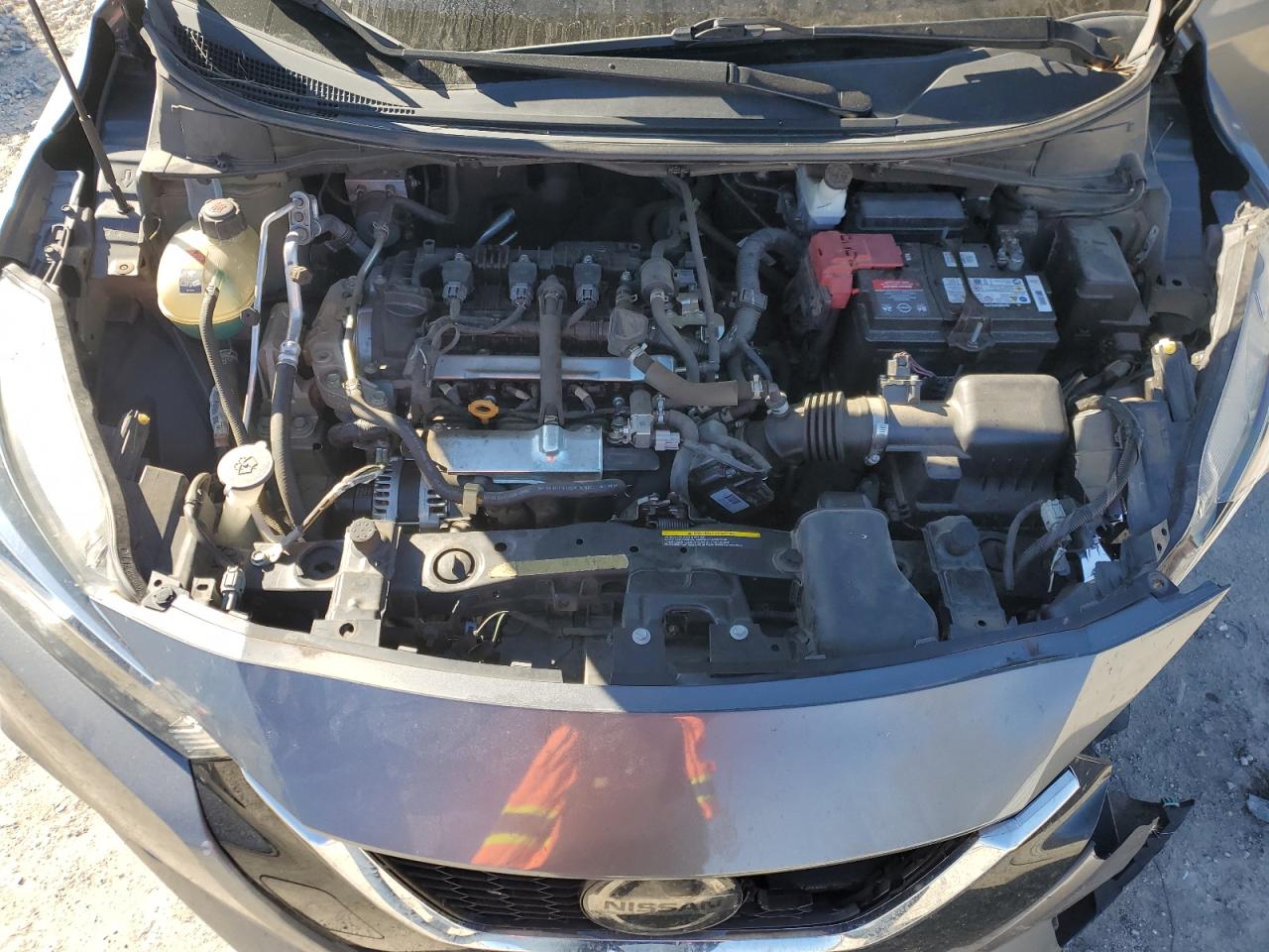 2020 Nissan Versa VIN 3N1CN8DV4LL883842 Copart auction photo, front end / side damage thumbnail 11
