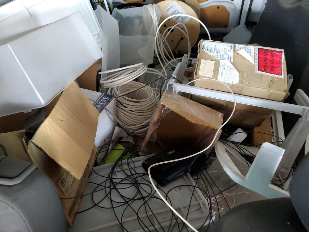 2016 Ford Transit VIN NM0LS7E77G1233526 Copart auction photo, all over damage thumbnail 10