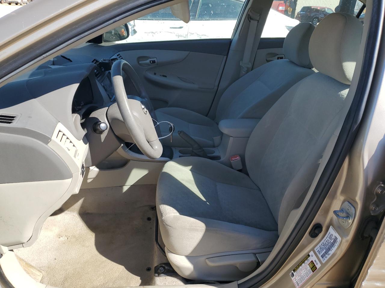 2009 Toyota Corolla VIN 1NXBU40E69Z010839 Copart auction photo, front end / side damage thumbnail 7