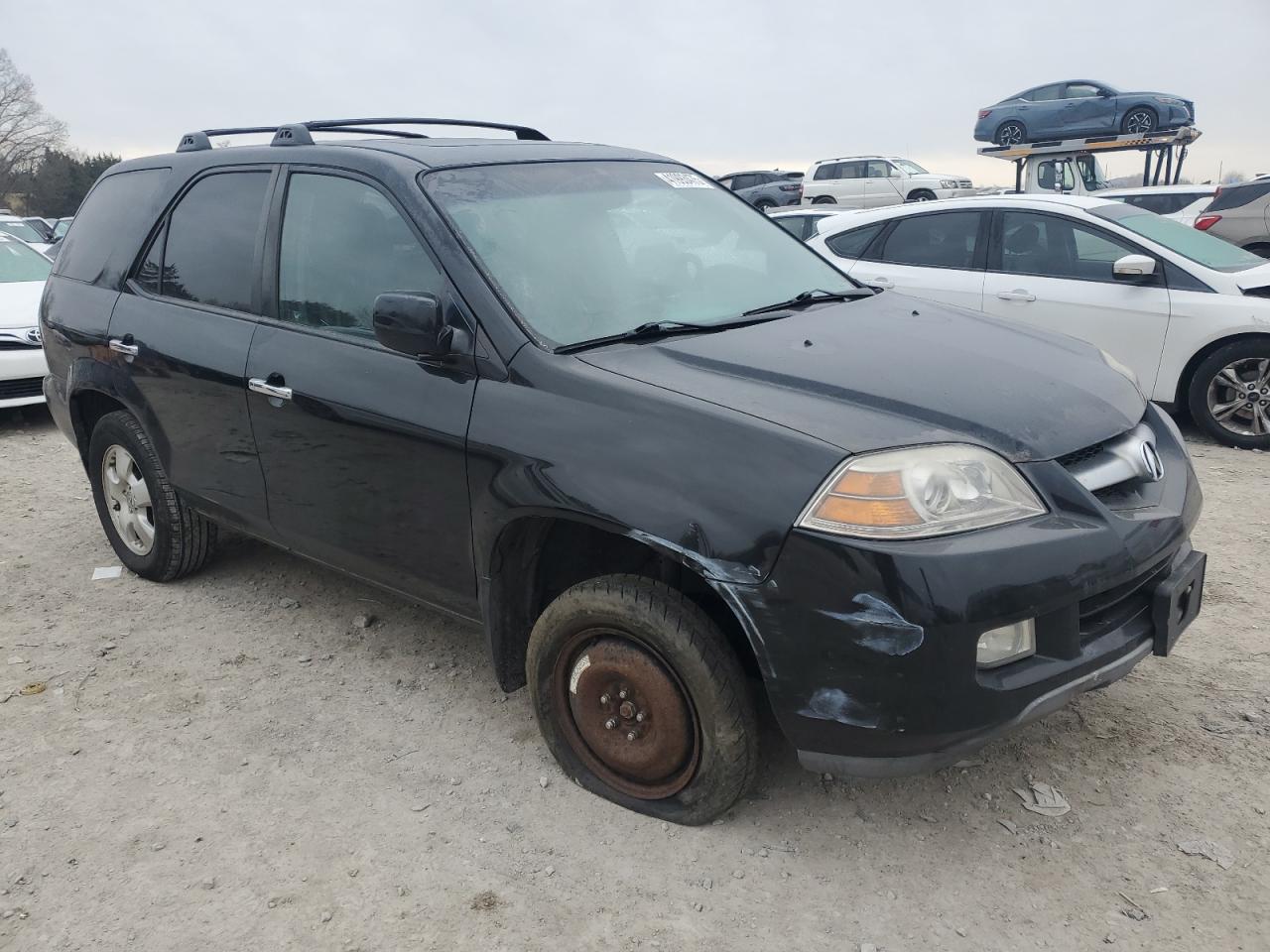 2006 Acura MDX VIN 2HNYD18246H550237 Copart auction photo, front end damage thumbnail 4