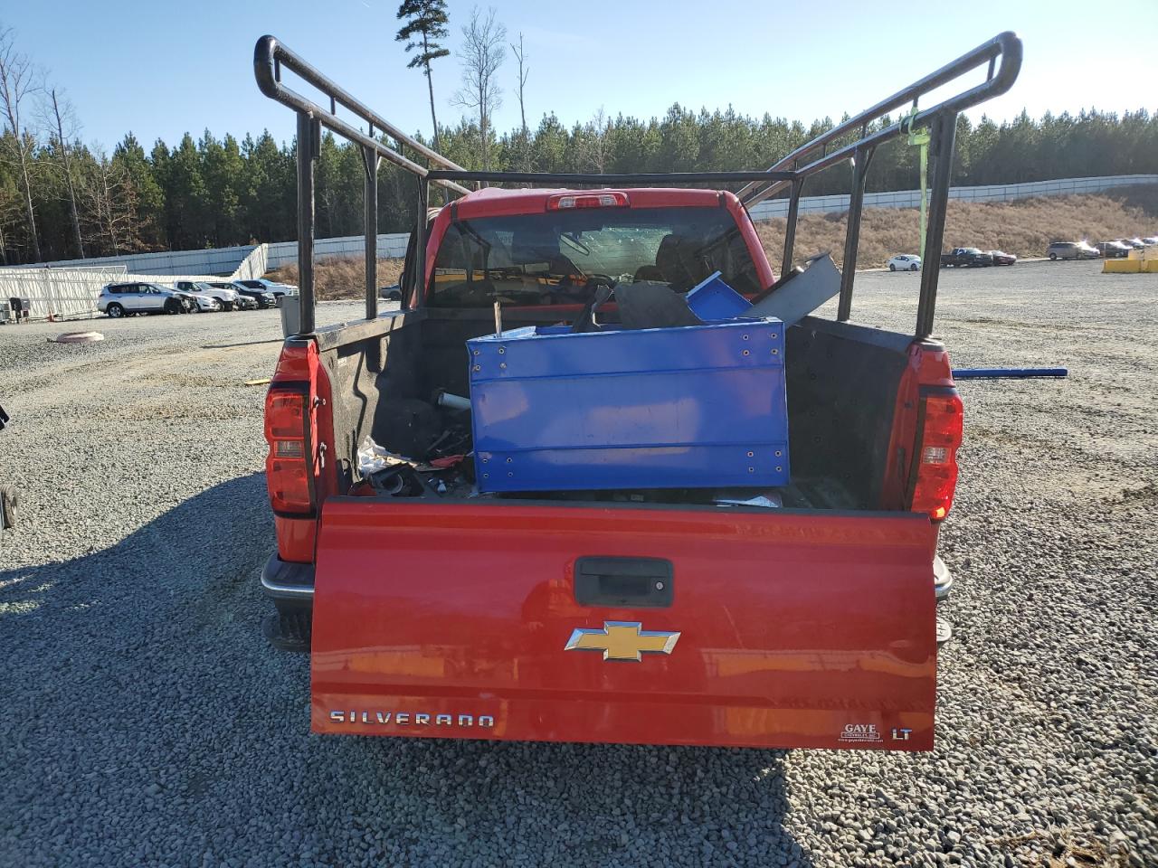2018 Chevrolet Silverado VIN 3GCUKREC6JG587563 Copart auction photo, all over damage thumbnail 6