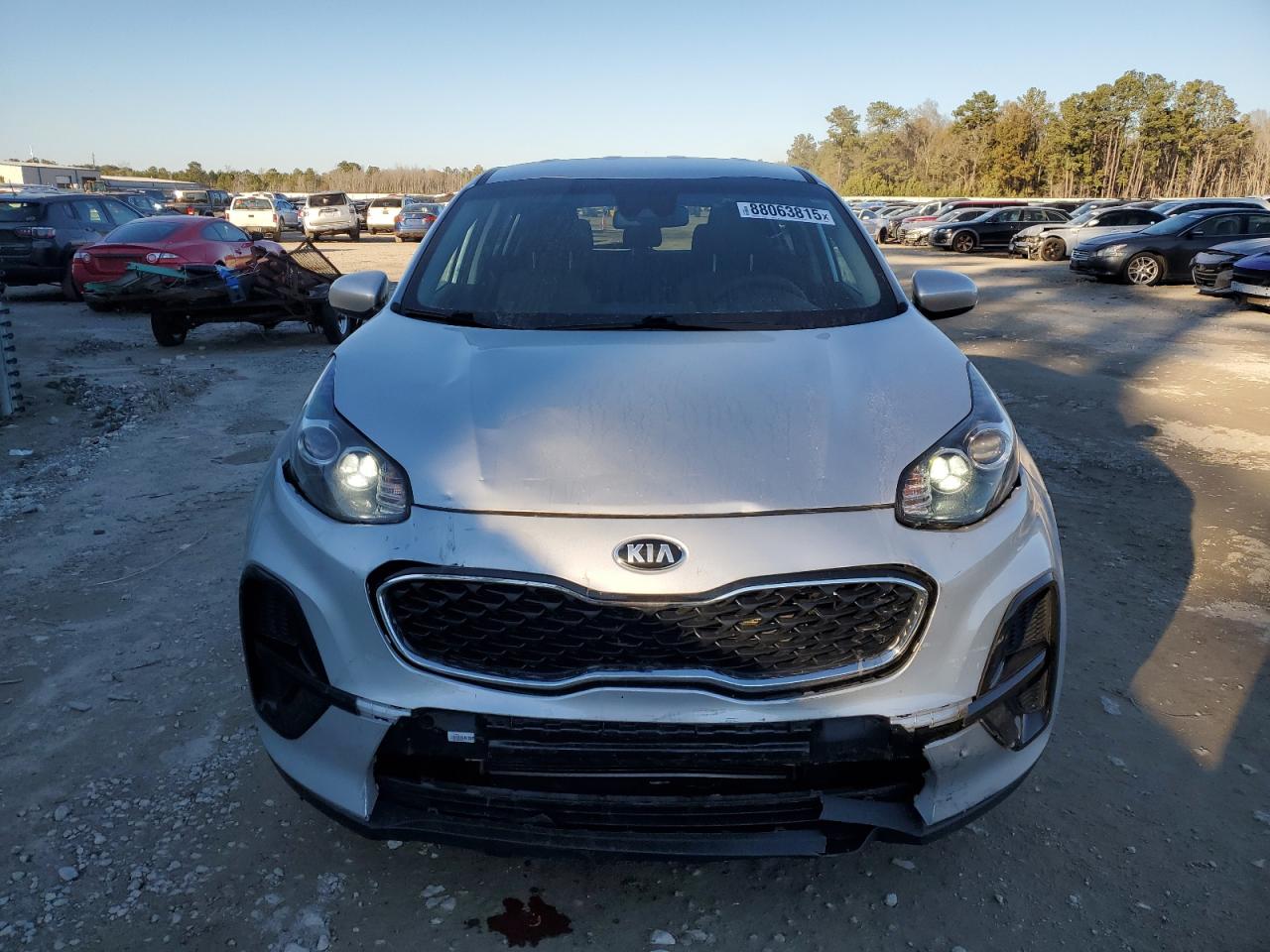 2021 KIA Sportage VIN KNDPM3AC9M7930909 Copart auction photo, rear end / front end damage thumbnail 5