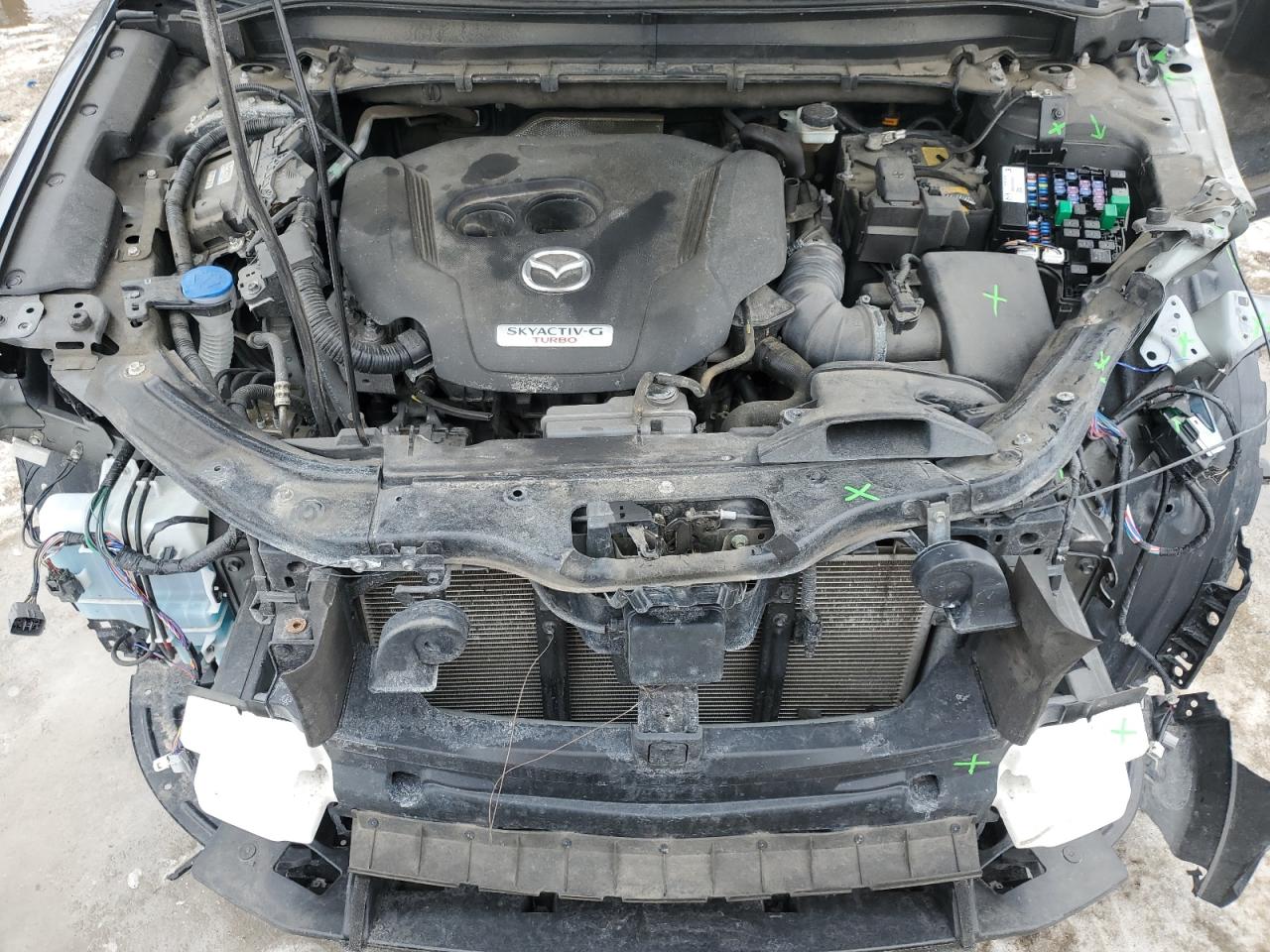 2021 Mazda CX-5 VIN JM3KFBAY0M0439400 Copart auction photo, front end damage thumbnail 13