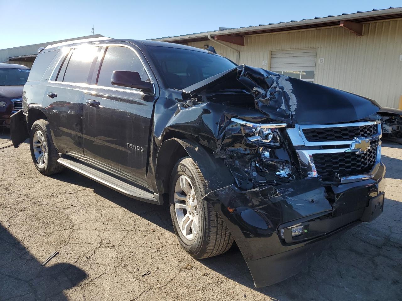 2016 Chevrolet Tahoe VIN 1GNSKBKC5GR234489 Copart auction photo, front end / rear end damage thumbnail 4
