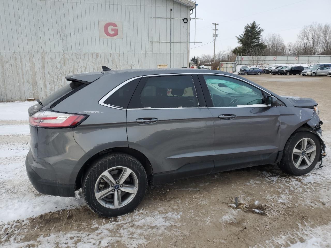 2022 Ford Edge VIN 2FMPK4J9XNBA59703 Copart auction photo, front end / side damage thumbnail 3