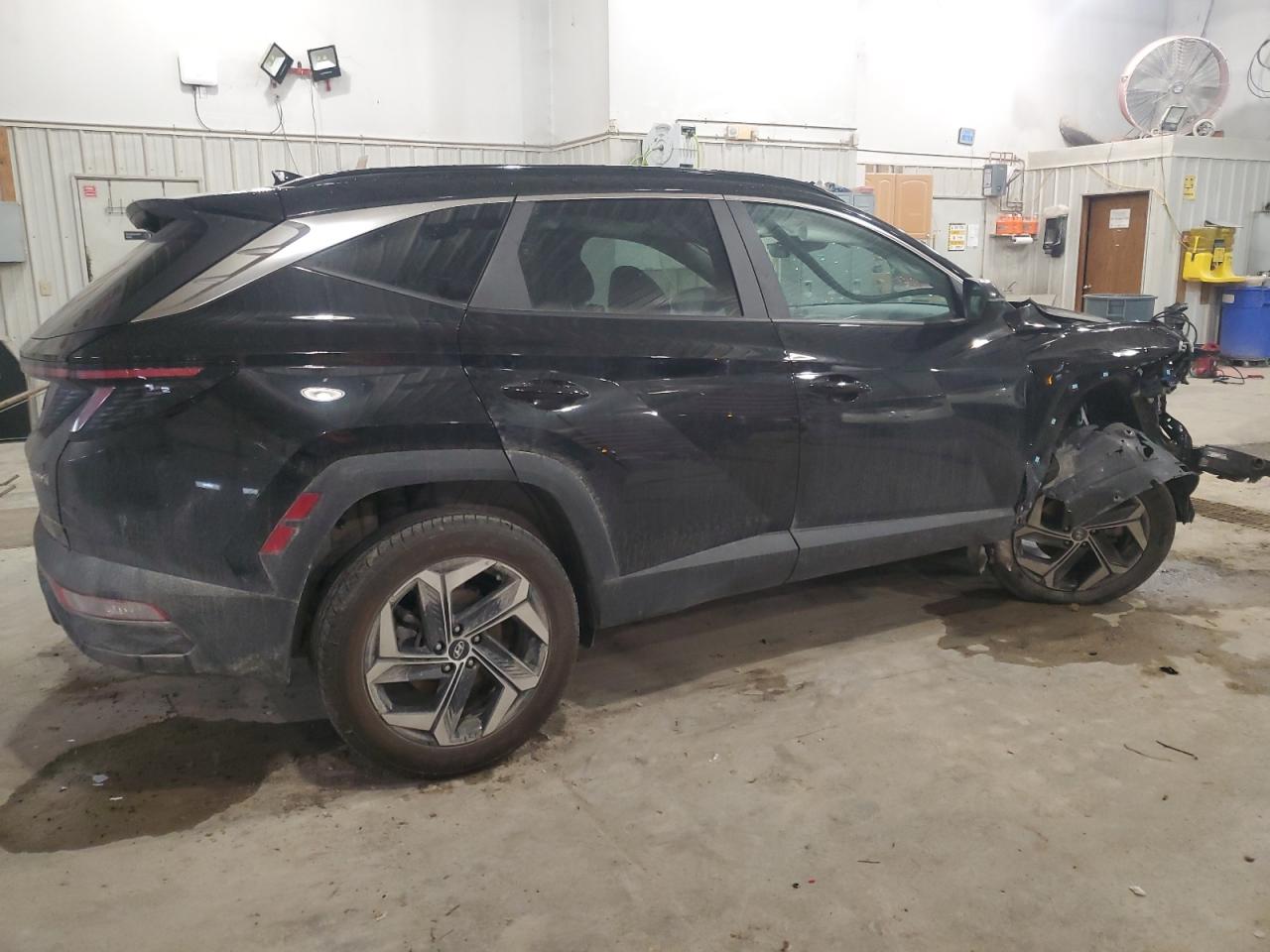 2022 Hyundai Tucson VIN KM8JFCA13NU060376 Copart auction photo, front end / undercarriage damage thumbnail 3