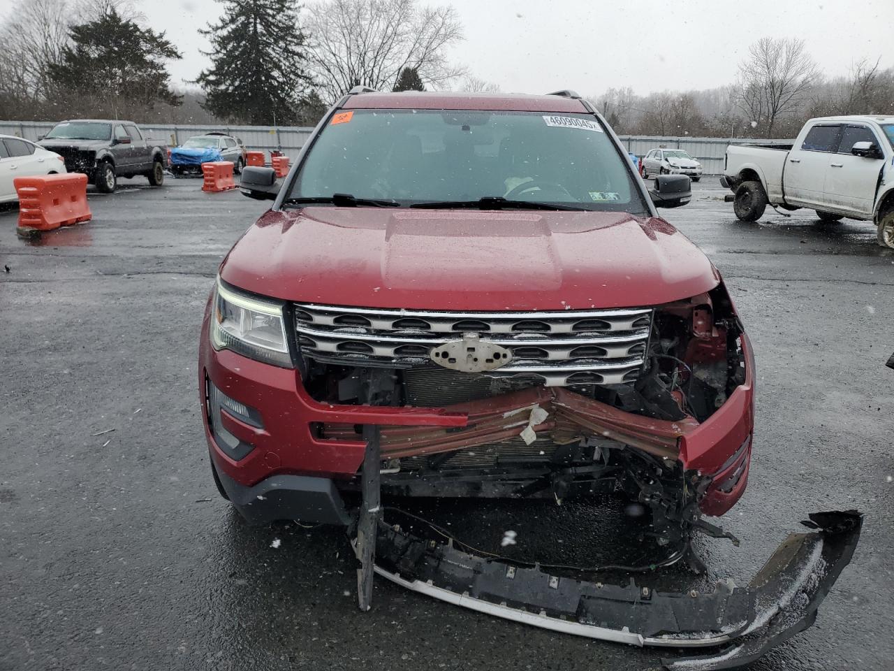 2017 Ford Explorer VIN 1FM5K8D88HGD05565 Copart auction photo, front end damage thumbnail 5