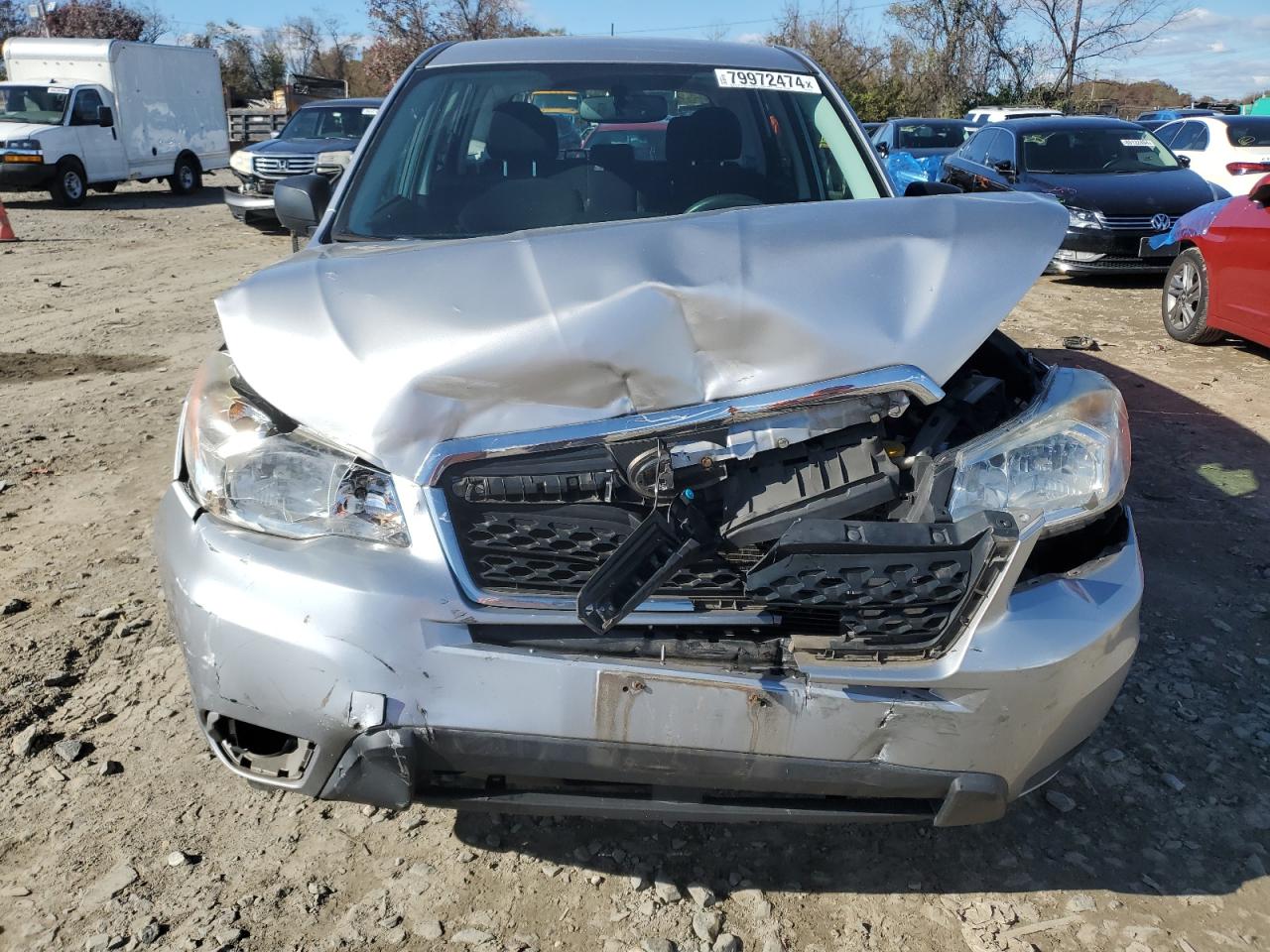 2014 Subaru Forester VIN JF2SJAAC8EH522504 Copart auction photo, front end damage thumbnail 5