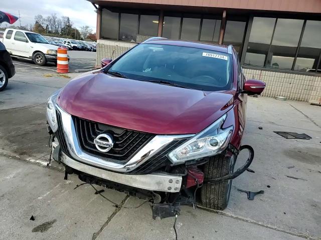 2015 Nissan Murano VIN 5N1AZ2MH1FN228103 Copart auction photo, front end / side damage thumbnail 12