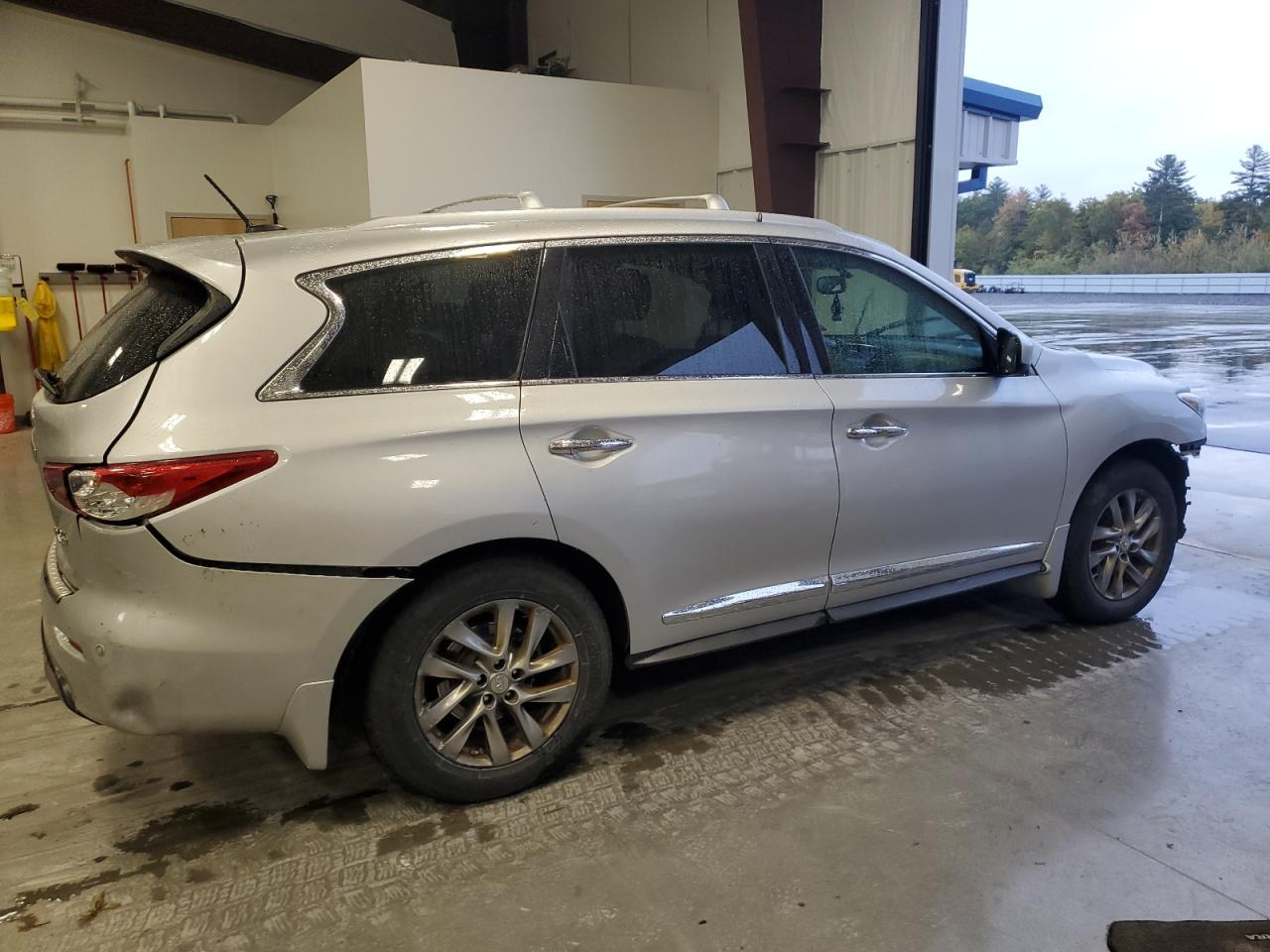 2013 Infiniti JX VIN 5N1AL0MM0DC351628 Copart auction photo, front end / rear end damage thumbnail 3
