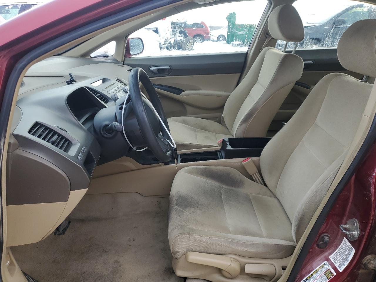 2008 Honda Civic VIN 1HGFA16568L116833 Copart auction photo, front end damage thumbnail 7