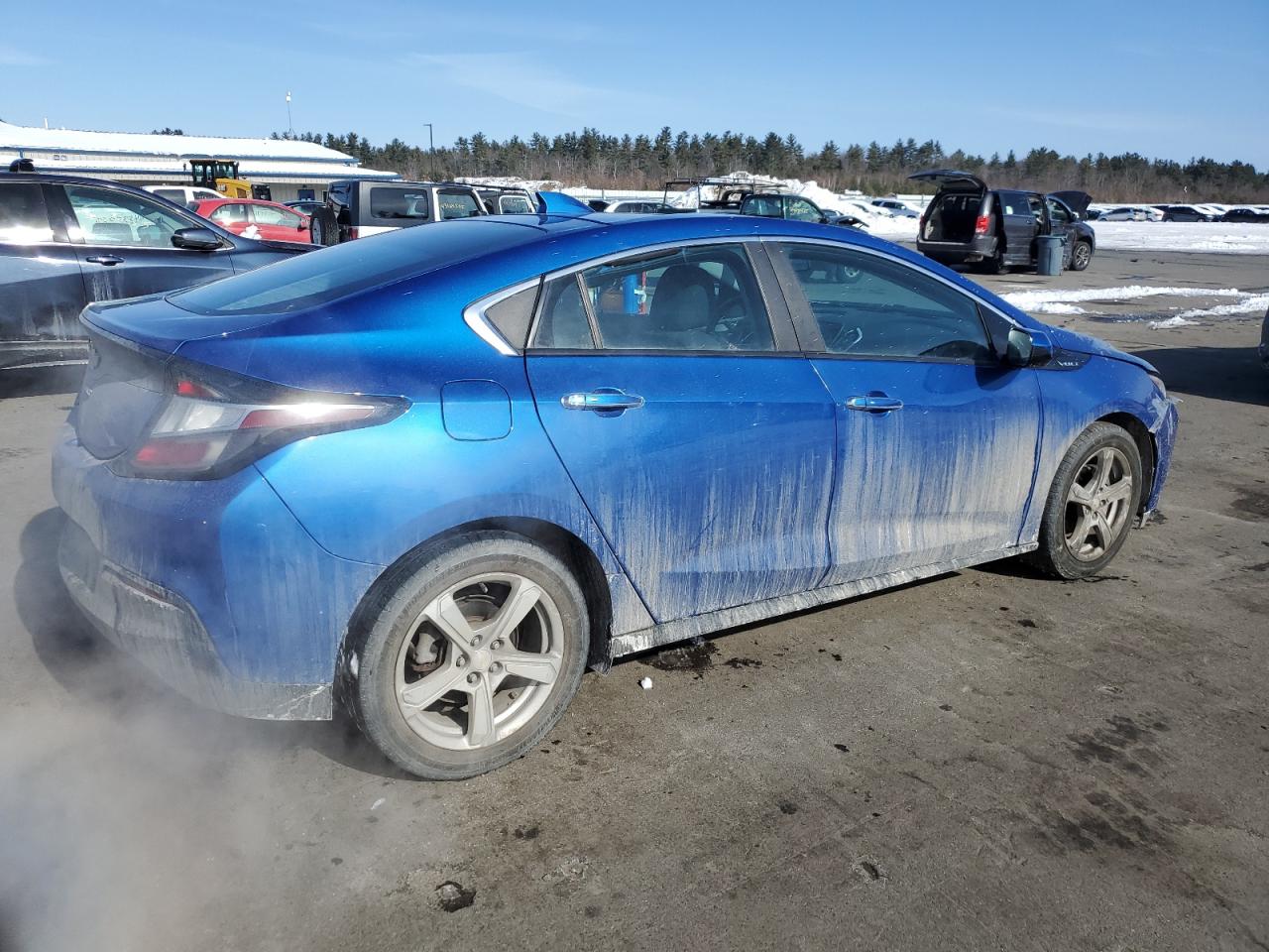 2017 Chevrolet Volt VIN 1G1RC6S53HU122102 Copart auction photo, front end / side damage thumbnail 3