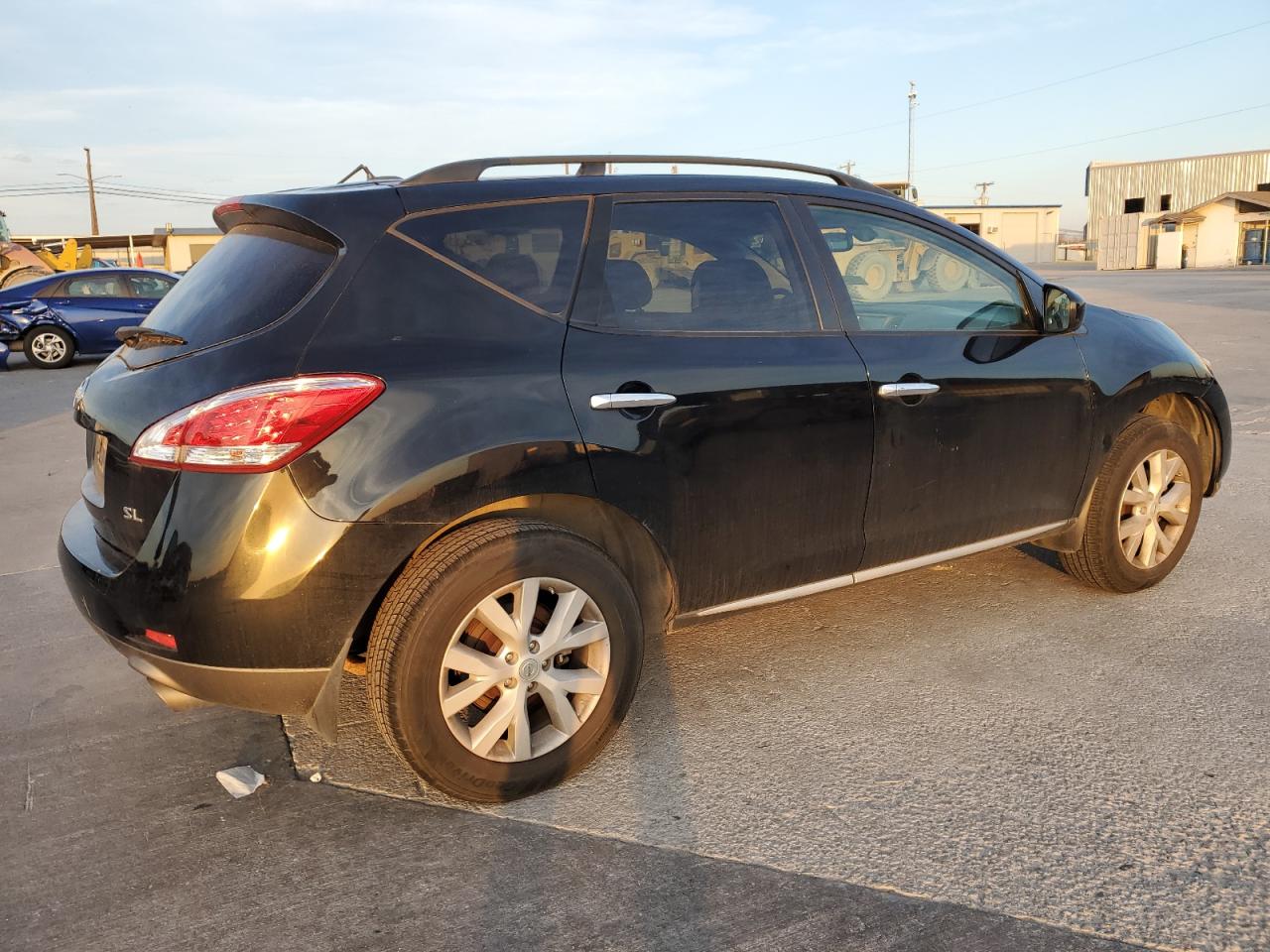 2012 Nissan Murano VIN JN8AZ1MU9CW114002 Copart auction photo, side / front end damage thumbnail 3