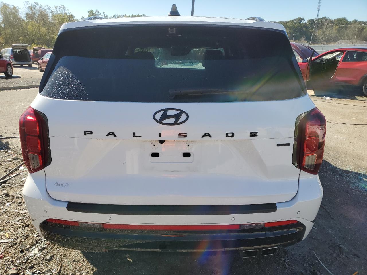 2024 Hyundai Palisade VIN KM8R7DGE5RU729365 Copart auction photo, front end damage thumbnail 6