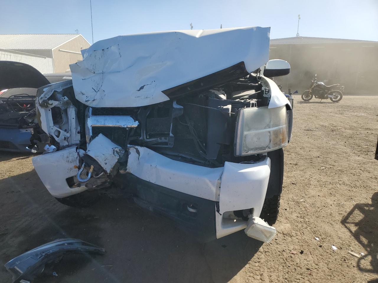2008 Chevrolet Silverado VIN 3GCEK13J18G247996 Copart auction photo, front end damage thumbnail 5