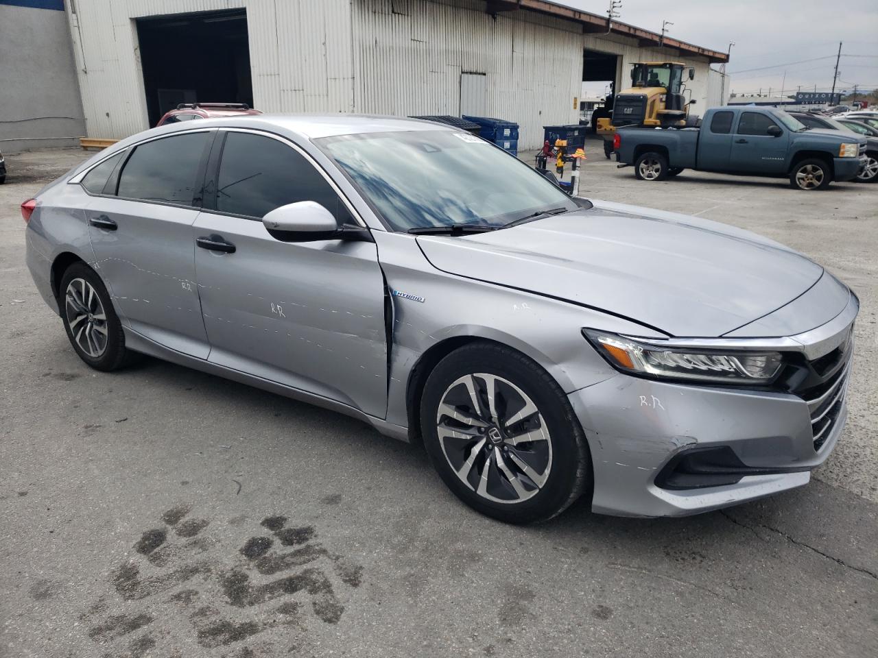 2021 Honda Accord VIN 1HGCV3F19MA018076 Copart auction photo, side / front end damage thumbnail 4