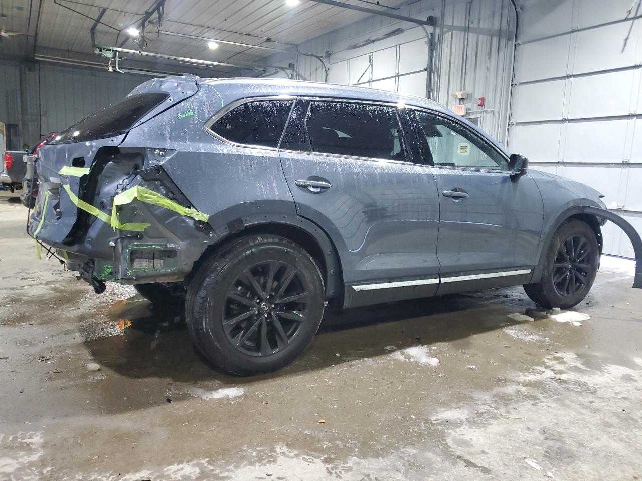 2021 Mazda CX-9 VIN JM3TCBDY5M0511331 Copart auction photo, front end / rear end damage thumbnail 3