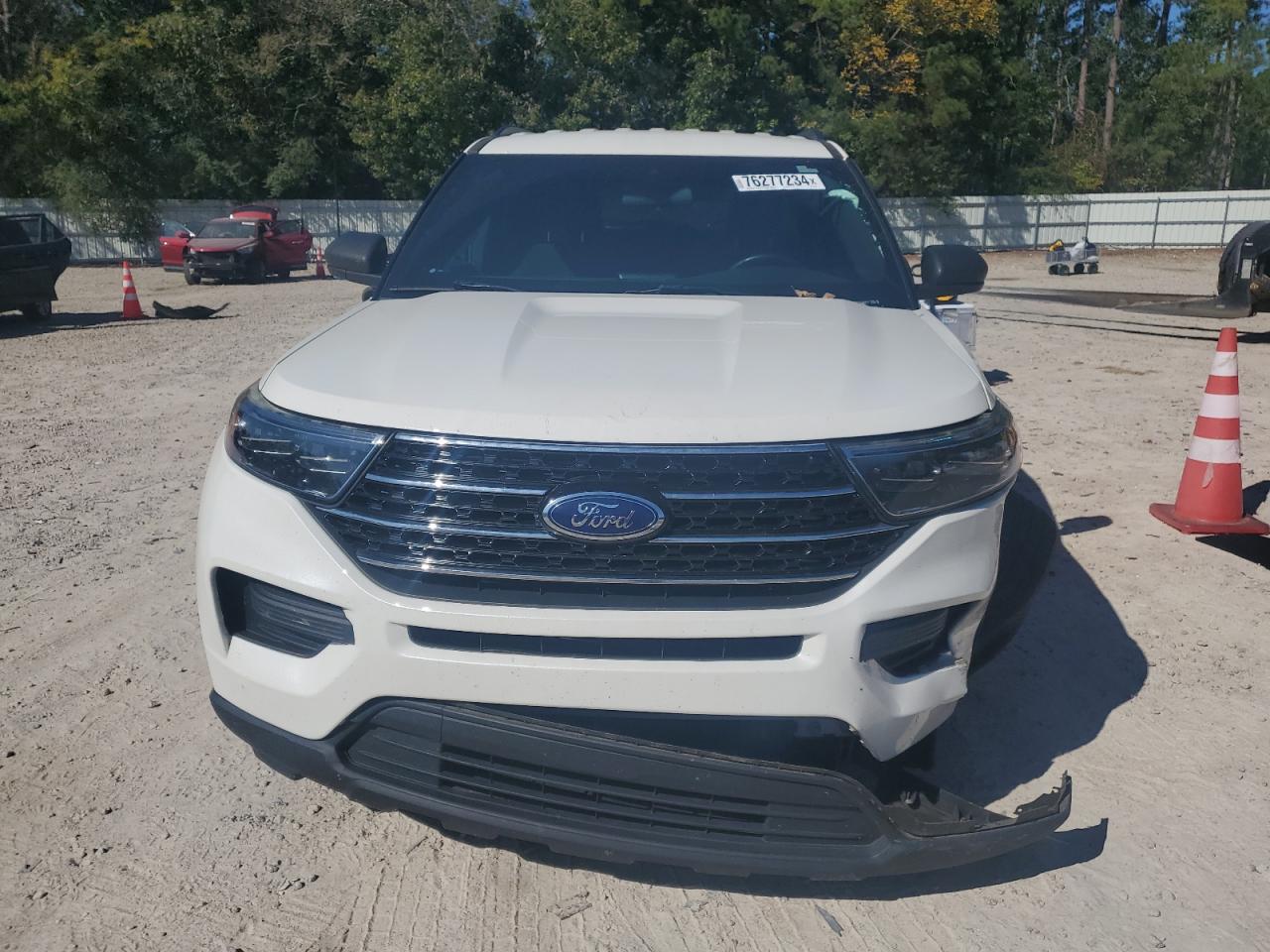 2020 Ford Explorer VIN 1FMSK8DH1LGB46612 Copart auction photo, side / front end damage thumbnail 5