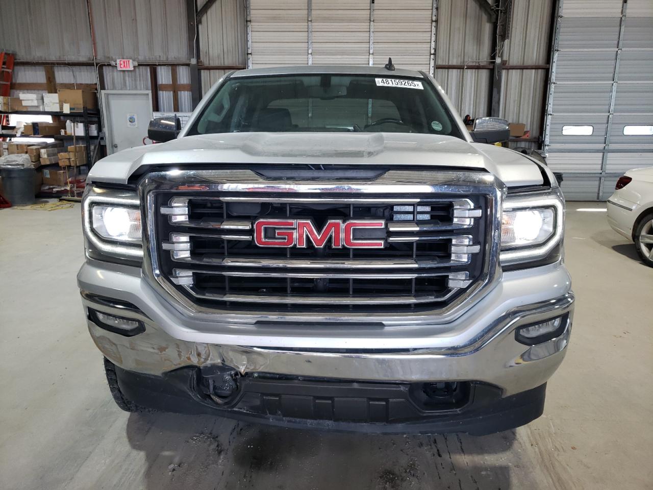2018 GMC Sierra VIN 3GTU2NEC0JG321643 Copart auction photo, front end / rear end damage thumbnail 5
