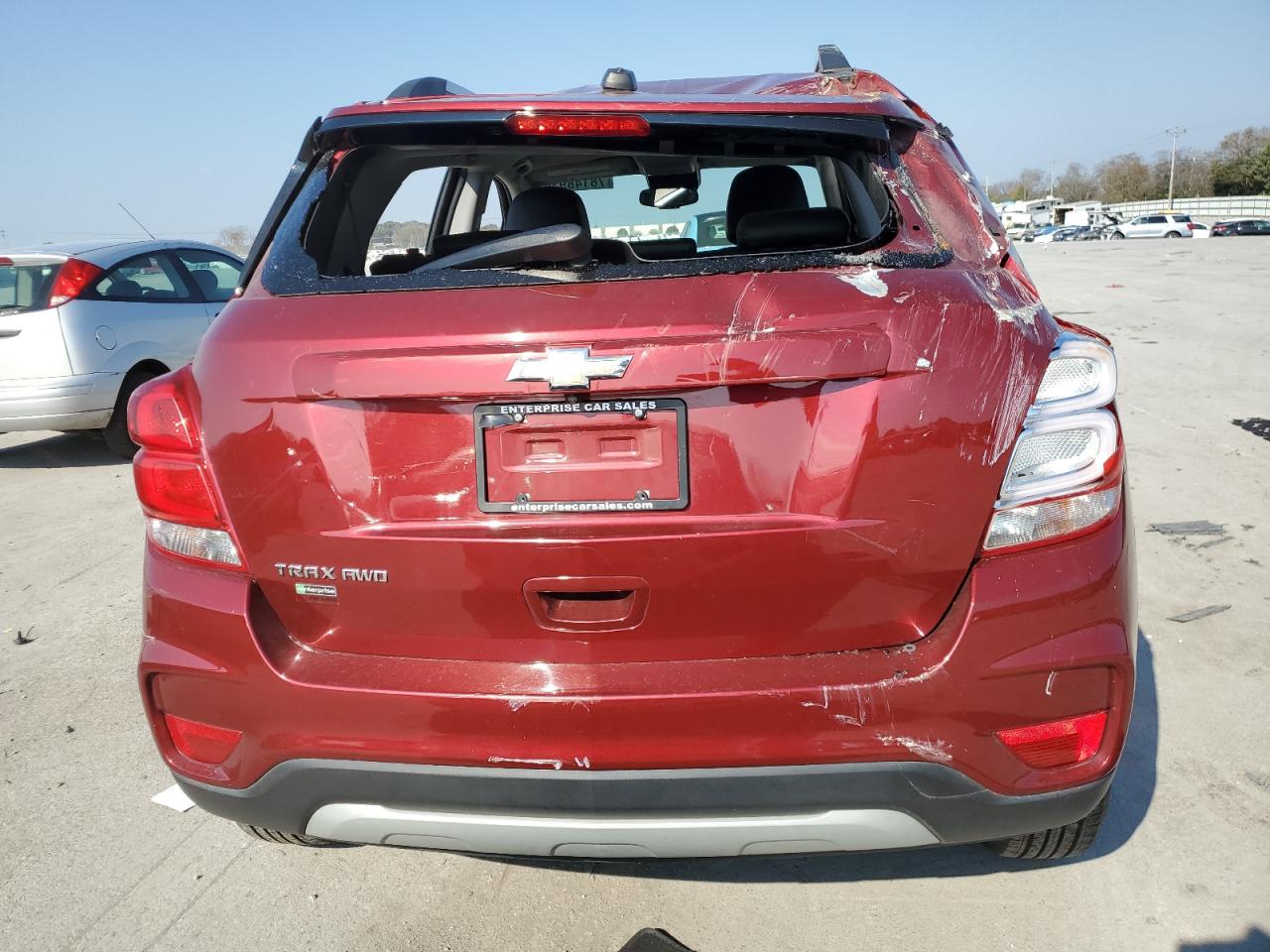 2021 Chevrolet Trax VIN KL7CJPSM6MB363655 Copart auction photo, rear end damage thumbnail 6