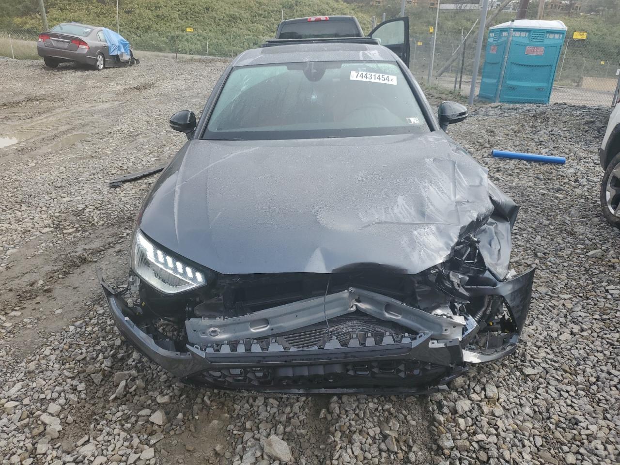 2021 Audi RS4 VIN WAUB4AF41MA069161 Copart auction photo, front end / undercarriage damage thumbnail 5