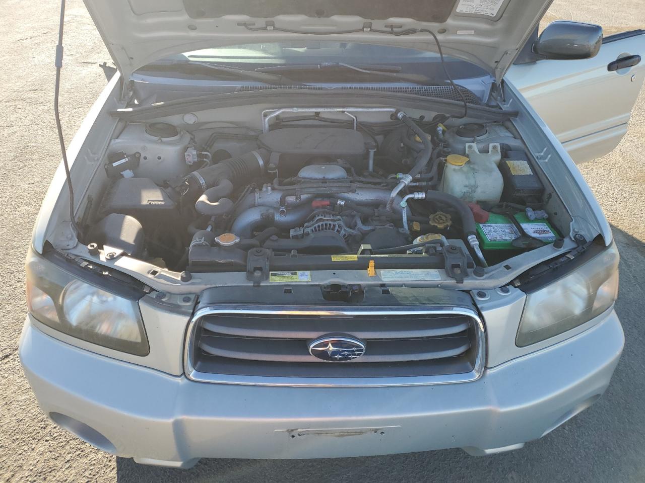 2005 Subaru Forester VIN JF1SG65685H751267 Copart auction photo, side / front end damage thumbnail 12